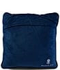 Furbish My Circus Needlepoint Pillow, Color:Light Pink Navy Blue - Image 2