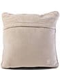 Furbish Please Leave by Nine Needlepoint Pillow, Color:Hot Pink Light beige - Image 2