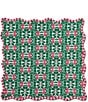 Furbish Pomegranate Print Cotton Napkins, Set of 4, Color:Green - Image 2