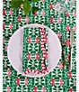 Furbish Pomegranate Print Cotton Napkins, Set of 4, Color:Green - Image 3