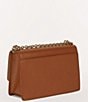 Color:Cognac - Image 2 - 1927 Mini Leather Crossbody Bag