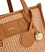 Furla Divide It Small Woven Tote Bag - Image 5