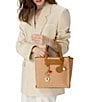 Furla Divide It Small Woven Tote Bag - Image 6
