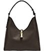 Furla Goccia Medium Leather Hobo Bag, Color:Nero - Image 1