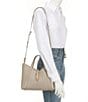 Furla Goccia Small Satchel Bag, Color:LINEN - Image 4