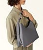 Furla Nuvola Large Hobo Shoulder Bag, Color:Soil - Image 5