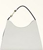 Color:Marshmallow - Image 1 - Nuvola Leather Hobo Bag