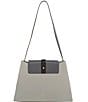 Furla Nuvola Small Shoulder Bag, Color:Cenere/Soil/Nero - Image 2