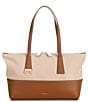 Furla Olivia Medium Canvas Tote Bag - Image 1