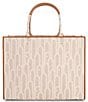 Furla Opprotunity Canvas Logo Print Large Handle Tote Bag - Image 2