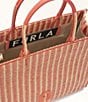 Color:Toni Cannell - Image 3 - Striped Large Opportunity Rafia Straw Leather Tote Bag