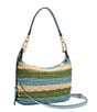 Furla Tonie Crochet Raffia Mini Hobo Bag - Image 2