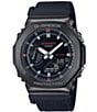 Color:Black - Image 1 - Men's Ana-Digi Black Fabric Strap Watch