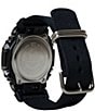 Color:Black - Image 2 - Men's Ana-Digi Black Fabric Strap Watch