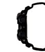 Color:Black - Image 3 - Men's Ana-Digi Black Resin Strap Chronograph Watch