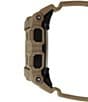 Color:Beige/Khaki - Image 2 - Men's Ana-Digi Shock Resistant Beige Resin Strap Watch