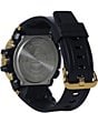 Color:Black - Image 3 - Men's Ana/Digi G-Steel Black Resin Watch