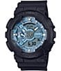 Color:Black - Image 1 - Men's Analog-Digital Black Resin Strap Watch