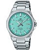 Color:Silver - Image 1 - Men's Edifice Analog Stainless Steel Bracelet Watch