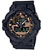 Color:Black - Image 1 - Men's GA-700 Series Ana-Digital Black Resin Strap Watch