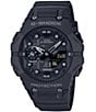 Color:Black - Image 1 - Men's GAB001-1A Ana Digi Black Resin Watch