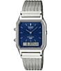 G-Shock Unisex Casio Vintage Ana Digi Mesh Bracelet Watch - Image 1