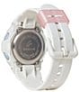 Color:White - Image 3 - Women's Baby G Digital White Resin Strap Watch