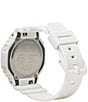 Color:White - Image 3 - Women's Digital Analog White Resin Strap Watch