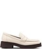 Color:Off White - Image 2 - Bowery Leather Loafers