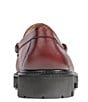Color:Wine - Image 3 - Men's Larson Super Lug Sole Weejun Leather Loafers