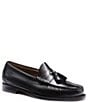 Color:Black - Image 1 - Men's Lennox Leather Tassel Weejun Loafers