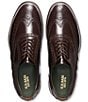 Color:Dark Brown - Image 4 - Men's Monogram Wingtip Oxfords