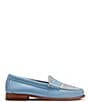Color:Blue - Image 2 - Whitney Plaid Weejun Plaid Leather Penny Loafers