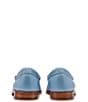 Color:Blue - Image 3 - Whitney Plaid Weejun Plaid Leather Penny Loafers