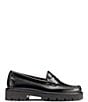 Color:Black - Image 2 - Whitney Super Lug Weejun Leather Penny Loafers