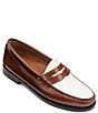 Color:Whiskey White - Image 1 - Women's Whitney Weejun Color Block Leather Loafers