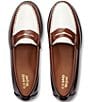 Color:Whiskey White - Image 4 - Women's Whitney Weejun Color Block Leather Loafers
