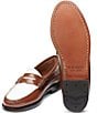 Color:Whiskey White - Image 6 - Women's Whitney Weejun Color Block Leather Loafers