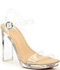 Color:Clear - Image 1 - 2-Koool Lucite Heel Family Matching Dress Sandals