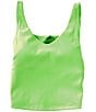 GB Active Big Girls Tank Top, Color:Neon Green - Image 1