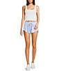 GB Mid-Rise Flippy Shorts, Color:Sky - Image 3