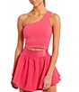 Color:Fuchsia - Image 1 - Active One Shoulder Top