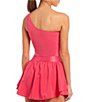 Color:Fuchsia - Image 2 - Active One Shoulder Top