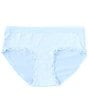 Color:Blue - Image 1 - Big Girls 6-16 Lace Micro Brush Girlshort Panties