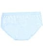 Color:Blue - Image 2 - Big Girls 6-16 Lace Micro Brush Girlshort Panties