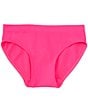 Color:Neon Pink - Image 1 - Big Girls 6-16 Neon Seamfree Bikini Panties