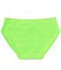 Color:Neon Green - Image 2 - Big Girls 6-16 Neon Seamfree Bikini Panties