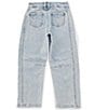 GB Big Girls Barrel Denim Jeans, Color:Light Blue - Image 2