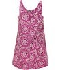 GB Big Girls 7-16 Bow Front Sleeveless Eyelet Shift Dress, Color:Magenta - Image 2