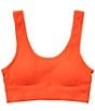 Color:Neon Orange - Image 1 - Big Girls 7-16 Crop Sport Bra